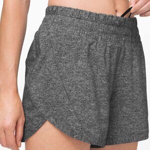 Lululemon Track That Short - Midrise 5 inch - Heather Lux Multi Black